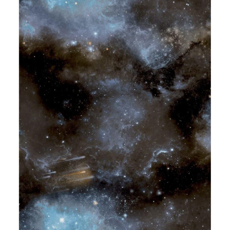 Noordwand Tapet Good Vibes Galaxy With Start Blaring Og Sort