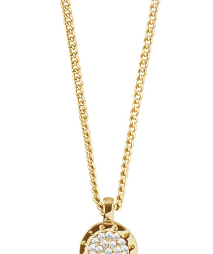 Dyrbergkern Alia Necklace Color: Goldcrystal Onesize Women