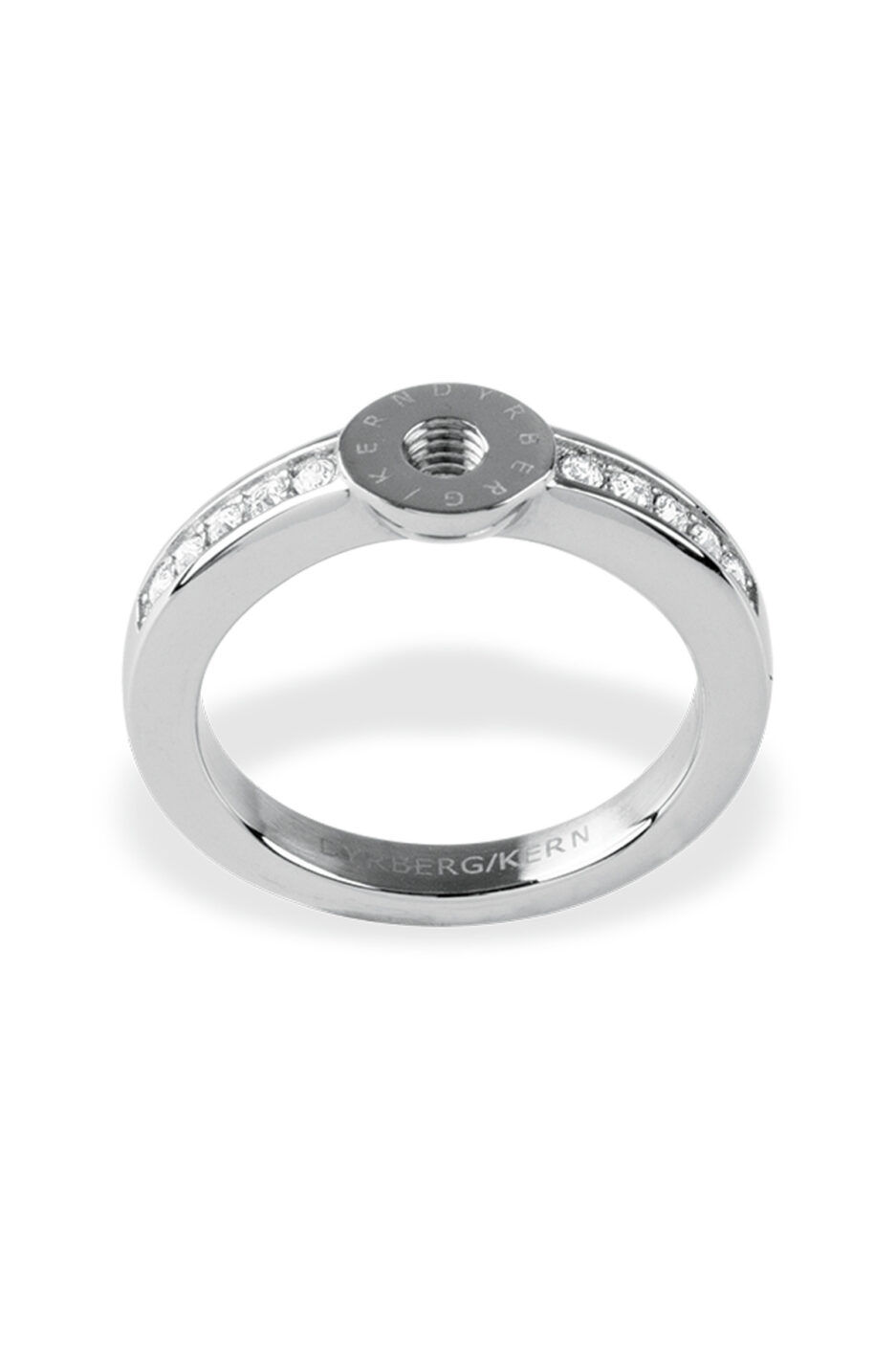 Dyrbergkern Ring Ring Color: Silvercrystal Iiii Women