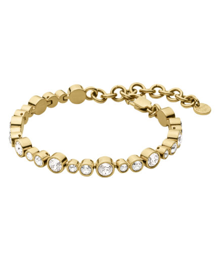 Dyrbergkern Teresia Bracelet Color: Goldcrystal Onesize Women