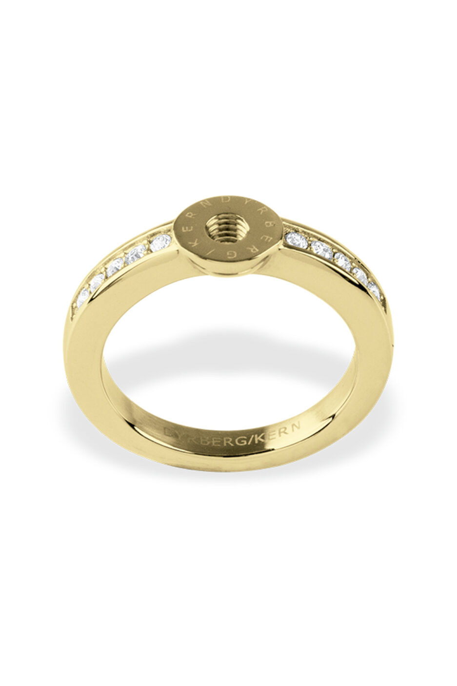 Dyrbergkern Ring Ring Color: Goldcrystal  Women