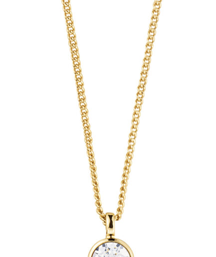 Dyrbergkern Ette Necklace Color: Goldcrystal Onesize Women