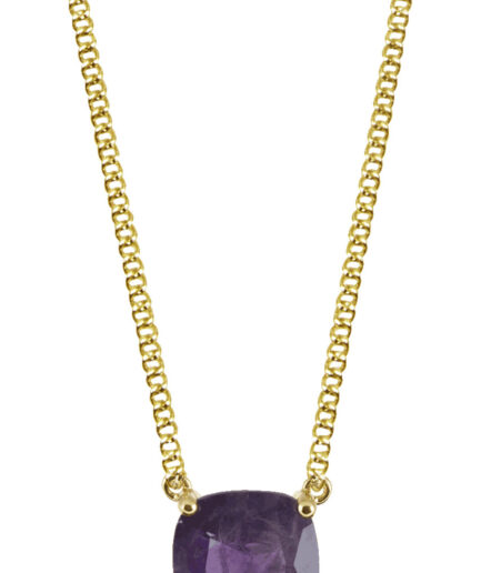 Dyrbergkern Manny Necklace Color: Goldpurple Onesize Women