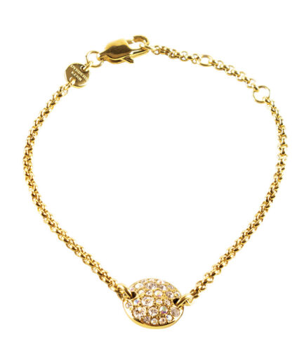 Dyrbergkern Beale Bracelet Color: Goldcrystal Onesize Women