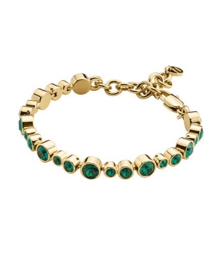 Dyrbergkern Teresia Bracelet Color: Goldgreen Onesize Women