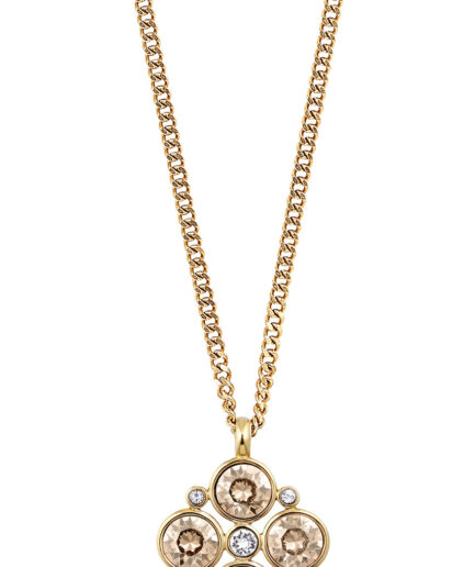 Dyrbergkern Maude Necklace Color: Goldcrystal Onesize Women