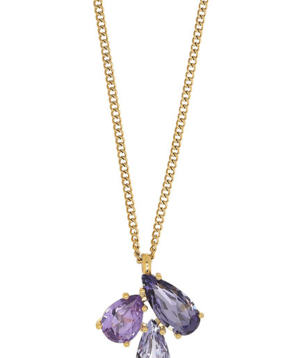 Dyrbergkern Avira Necklace Color: Goldpurple Onesize Women