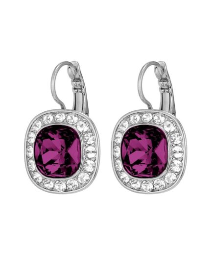 Dyrbergkern Celin Earring Color: Silver Purple Onesize Women