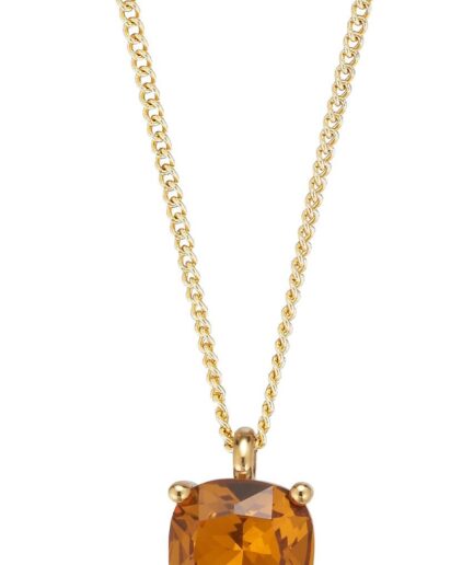 Dyrbergkern Manny Necklace Color: Gold Orange Onesize Women