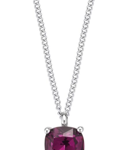 Dyrbergkern Manny Necklace Color: Silver Purple Onesize Women