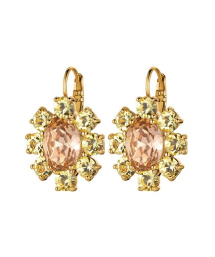 Dyrbergkern Valentina Earring Color: Gold Peach Onesize Women