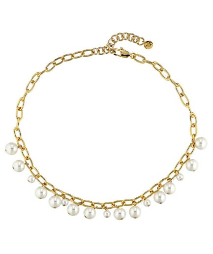 Dyrbergkern Gabriella Necklace Color: Goldwhite Onesize Women