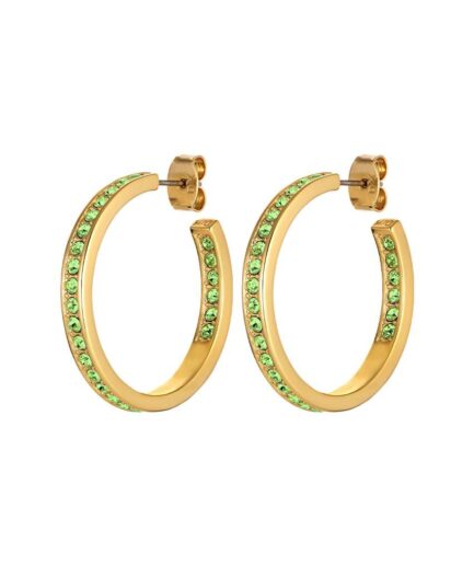 Dyrbergkern Justina Earring Color: Goldgreen Onesize Women