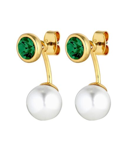 Dyrbergkern Toni Earring Color: Goldgreen Onesize Women