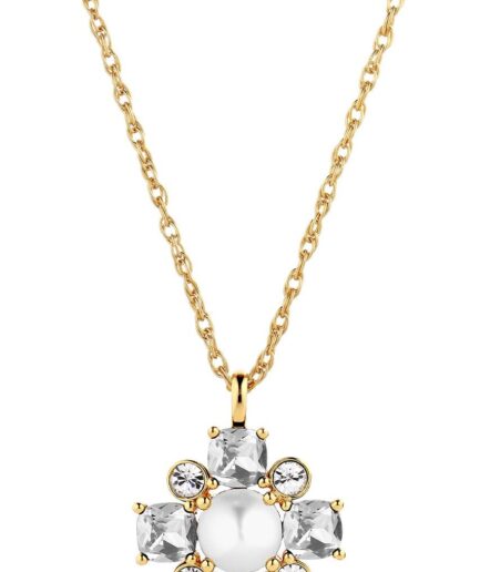 Dyrbergkern Sassi Necklace Color: Goldcrystal Onesize Women