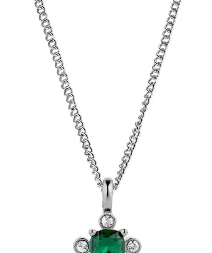 Dyrbergkern Rimini Necklace Color: Silvergreen Onesize Women