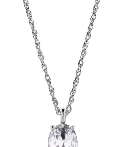 Dyrbergkern Barga Necklace Color: Silvercrystal Onesize Women