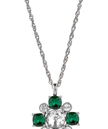 Dyrbergkern Sassi Necklace Color: Silvergreen Onesize Women