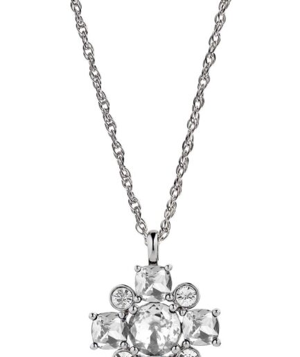 Dyrbergkern Sassi Necklace Color: Silvercrystal Onesize Women