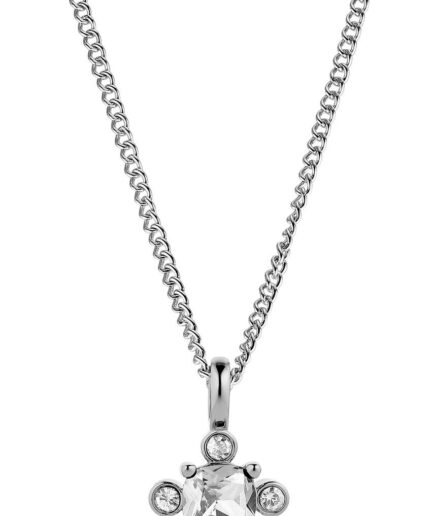 Dyrbergkern Rimini Necklace Color: Silvercrystal Onesize Women