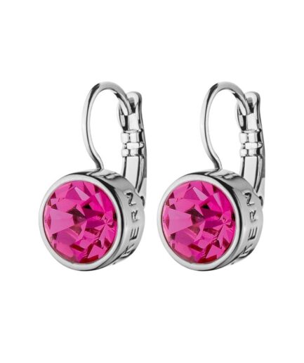 Dyrbergkern Louise Earring Color: Silver Pink Onesize Women