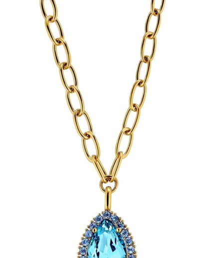 Dyrbergkern Metta Necklace Color: Goldblue Onesize Women