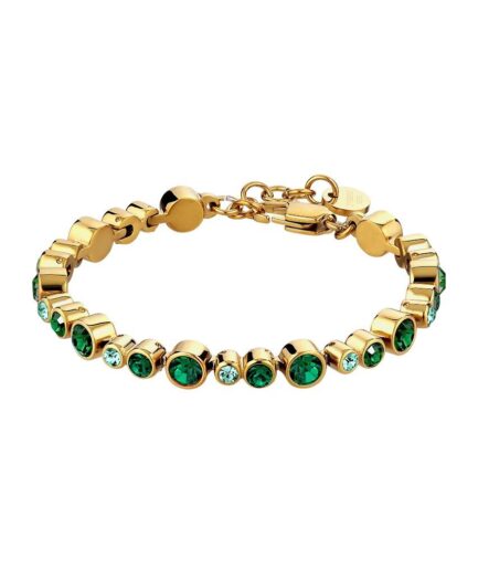 Dyrbergkern Teresia Bracelet Color: Goldgreen Onesize Women