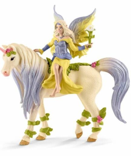 Action Figurer Schleich Fairy Will Be With The Flower Unicorn Moderne