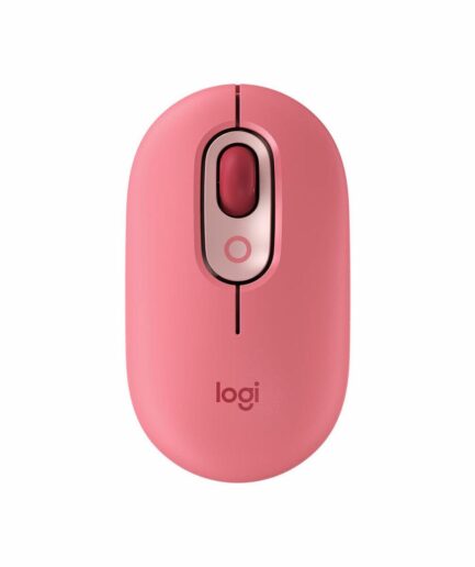 Mus Logitech Pop Mouse With Emoji Pink