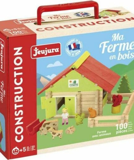 Action Figurer Jeujura Farm With Animals 100 Dele Playset