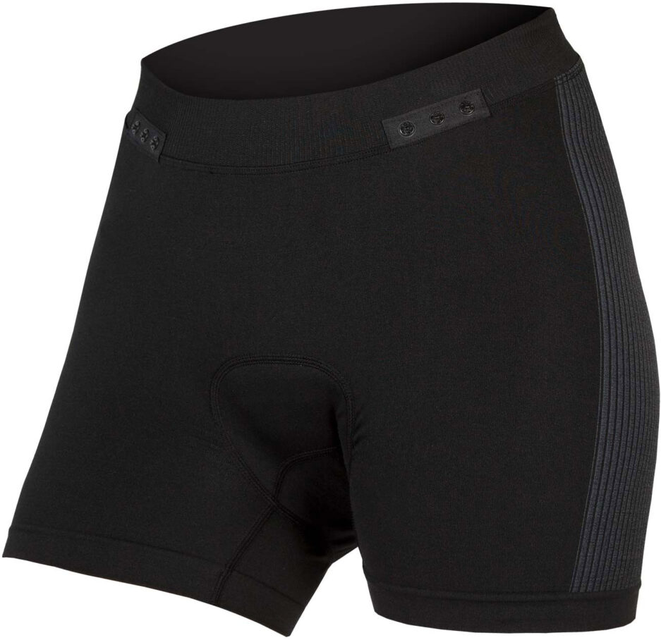 Womenx27s Engineered Padded Boxer With Clickfast Black Fra Endura